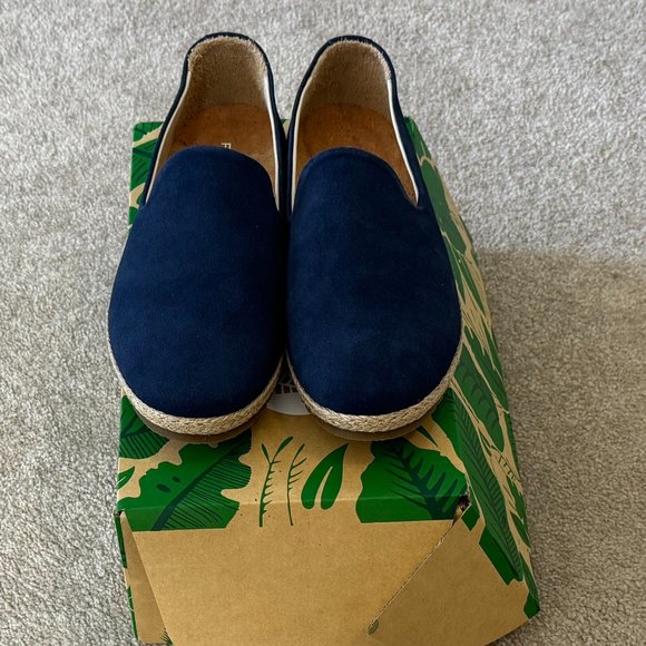 Patara Shoes - Pacific Blue Smoking Slippers (size 10)